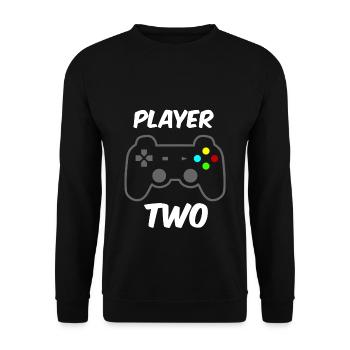 Player ONE - Player TWO Partnerlook - Sweat-shirt Unisexe - noir - Devant - Alina (178cm) & Michal (187cm)