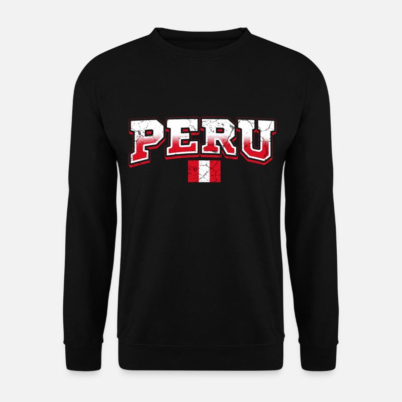 Peru Fan - Unisex Sweatshirt - black