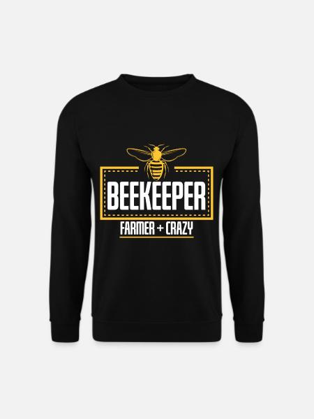 = Farmer + Crazy - Unisex Sweatshirt - black