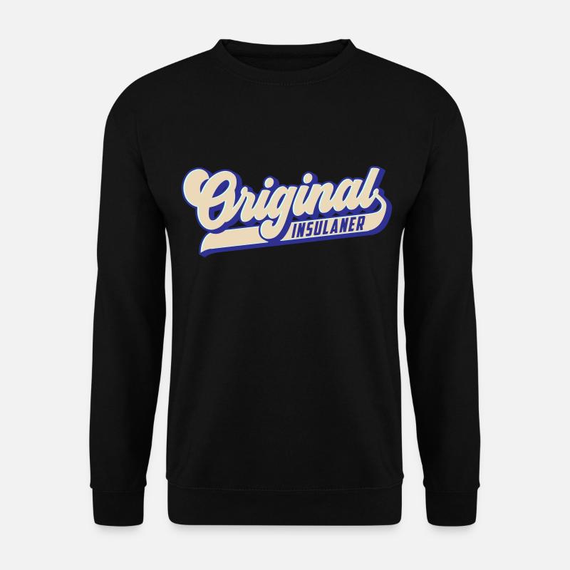 Original Insulaner | Stolzer Inselbewohner - Unisex Pullover - Schwarz
