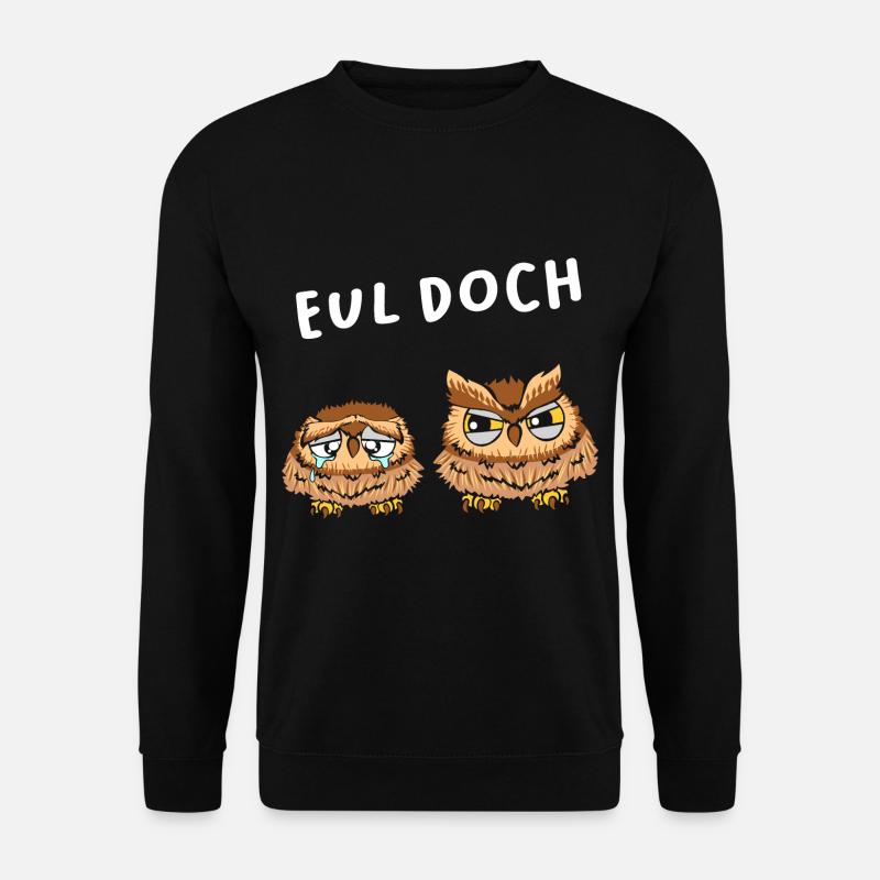 Owl Yes - Unisex Sweatshirt - black