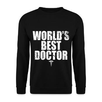 Doctor doctor - Unisex Sweatshirt - black - Front - Alina (178cm) & Michal (187cm)