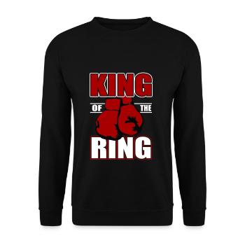 boxing match - Unisex Sweatshirt - black - Front - Alina (178cm) & Michal (187cm)