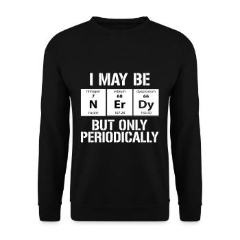 Chimie Tableau périodique - Sweat-shirt Unisexe - noir - Devant - Alina (178cm) & Michal (187cm)