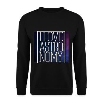 Astronomie - Unisex Pullover - Schwarz - Vorne - Alina (178cm) & Michal (187cm)