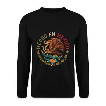 Mexiko - Unisex Pullover - Schwarz - Vorne - Alina (178cm) & Michal (187cm)