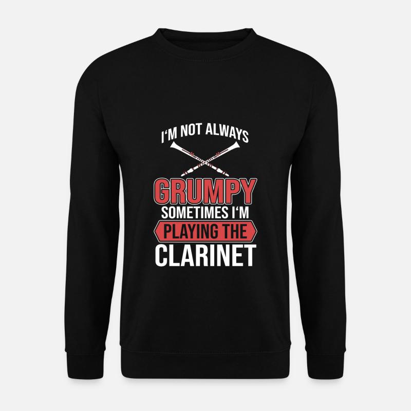 clarinette - Sweat-shirt Unisexe - noir