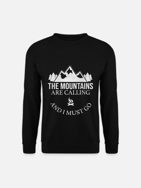 Camping camping - Sweat-shirt Unisexe - noir