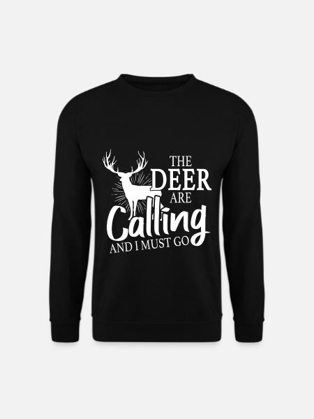 Chasseurs chasse - Sweat-shirt Unisexe - noir