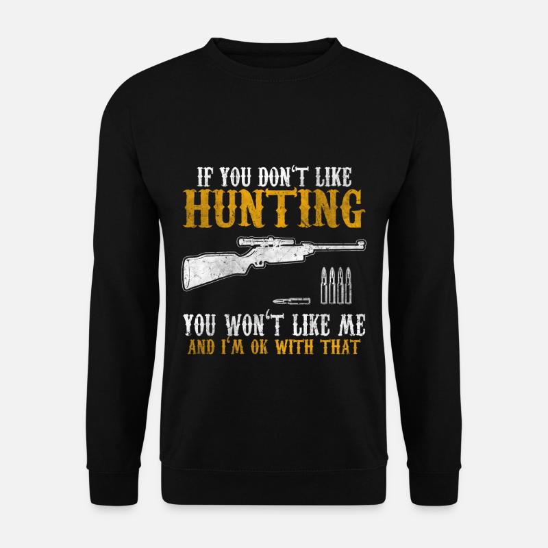 Chasseurs de chasse - Sweat-shirt Unisexe - noir