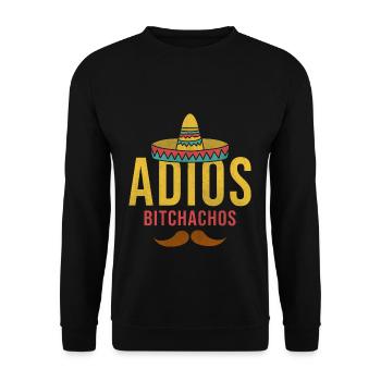 Mexiko Sombrero - Unisex Pullover - Schwarz - Vorne - Alina (178cm) & Michal (187cm)