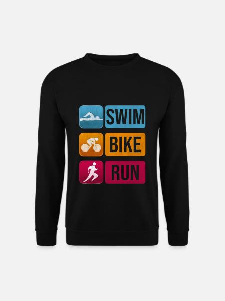 Triathlon Triathlon de natation vélo - Sweat-shirt Unisexe - noir
