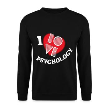J'adore la psychologie - Sweat-shirt Unisexe - noir - Devant - Alina (178cm) & Michal (187cm)