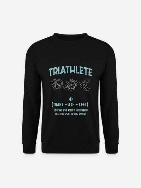 Triathlon de triathlon - Sweat-shirt Unisexe - noir