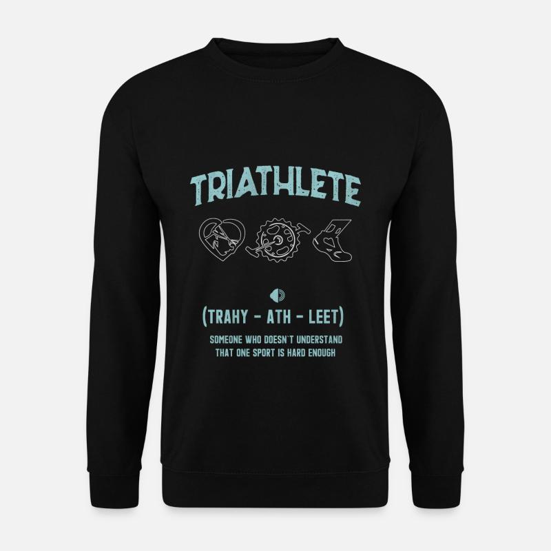 Triathlete triathlon - Unisex Sweatshirt - black