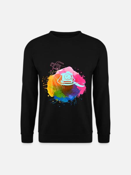 Photograph - Unisex Pullover - Schwarz