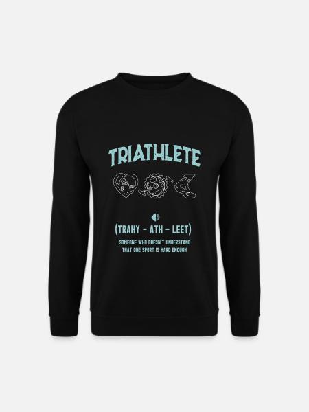 Triathlet - Unisex Pullover - Schwarz