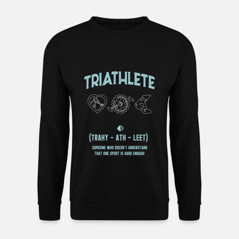 Triathlet - Unisex Pullover - Schwarz