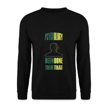 Psychologe - Unisex Pullover - Schwarz - Vorne - Alina (178cm) & Michal (187cm)