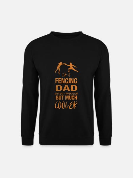 Fencing dad fencing - Unisex Sweatshirt - black