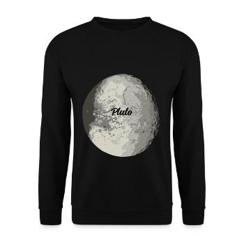 Pluto - Unisex Sweatshirt - black - Front - Alina (178cm) & Michal (187cm)