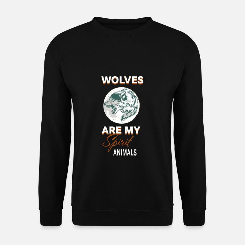 Wolf Wolves - Unisex Sweatshirt - black