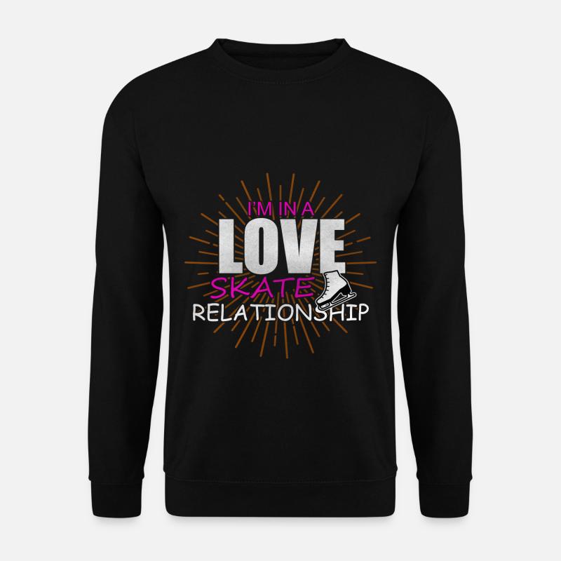 Eislauf Eiskunstlauf - Unisex Pullover - Schwarz