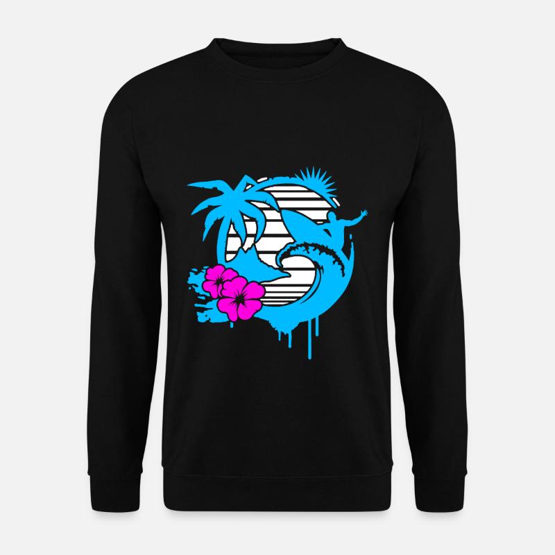 Surfing surfers - Unisex Sweatshirt - black