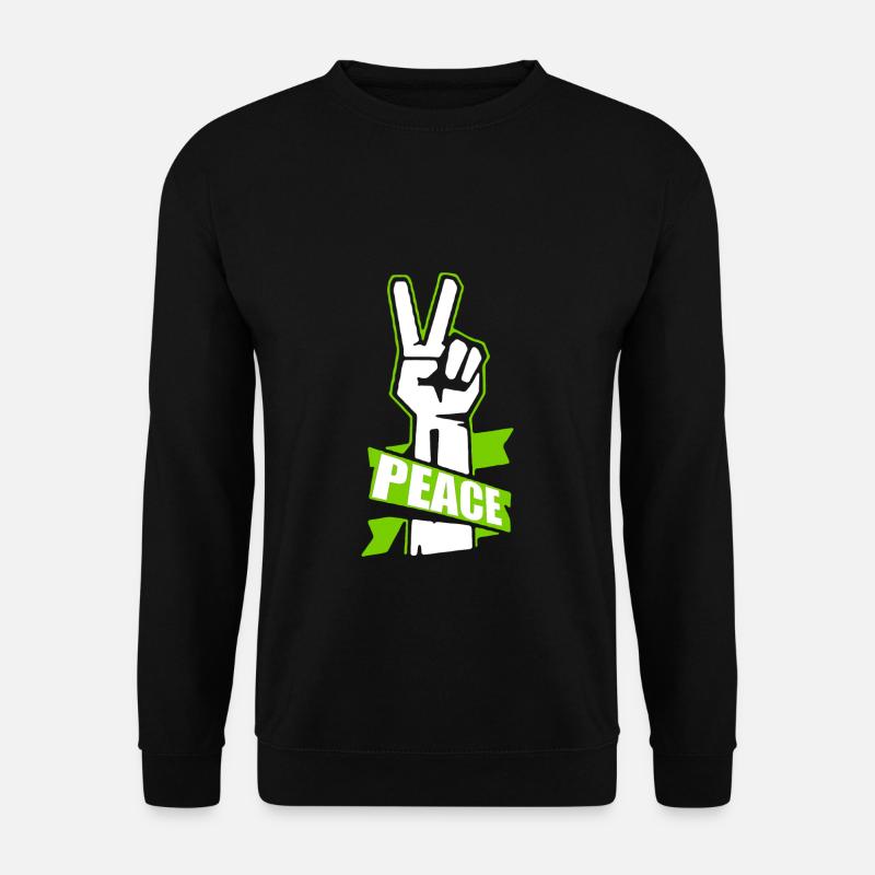 Peace - Unisex Sweatshirt - black