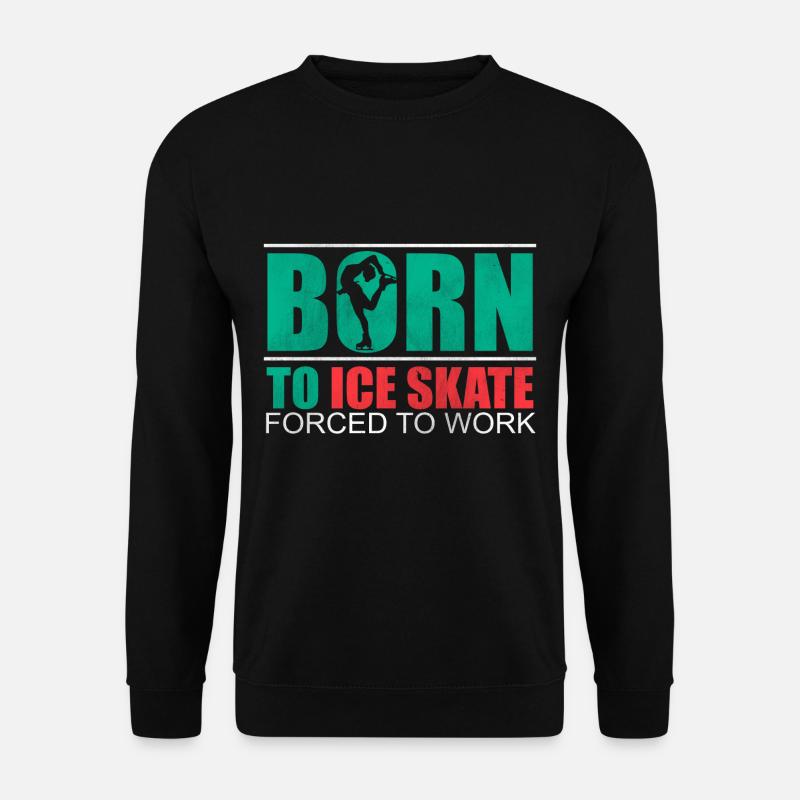 Eislauf Ice Skate Eiskunstlauf Schlittschuh - Unisex Pullover - Schwarz