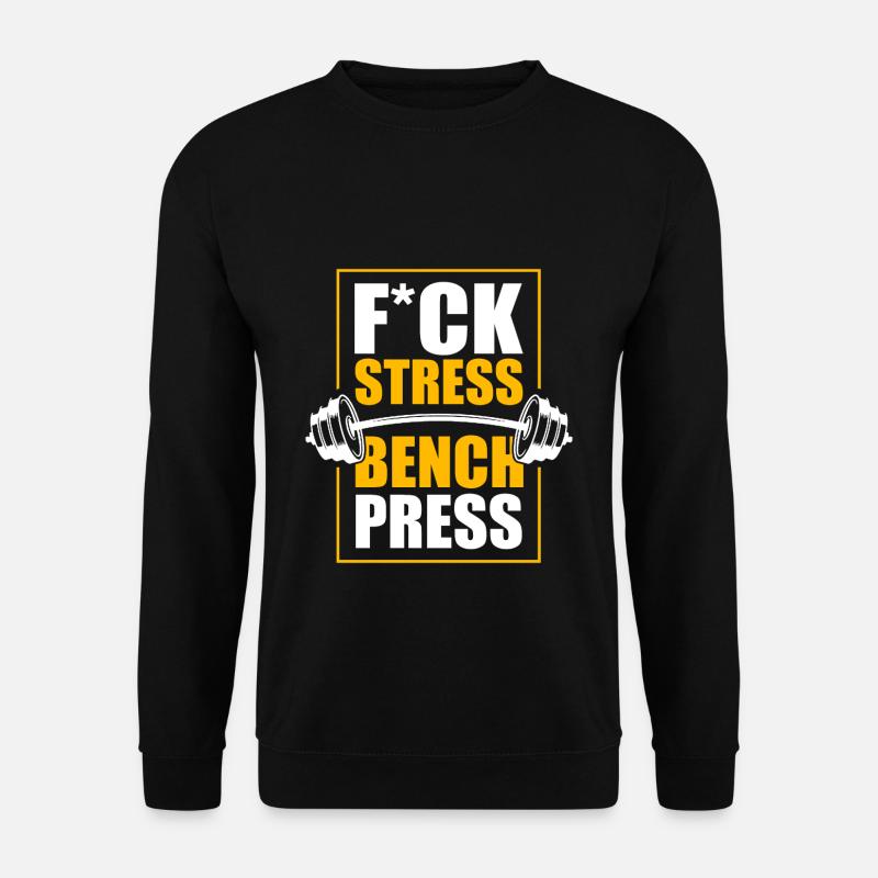Bankdrücken - Unisex Pullover - Schwarz