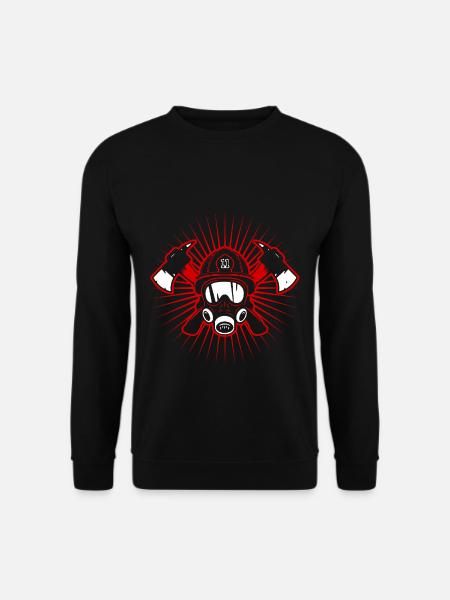 pompiers - Sweat-shirt Unisexe - noir