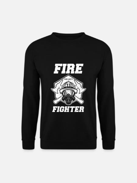 Femme pompier pompier pompier - Sweat-shirt Unisexe - noir