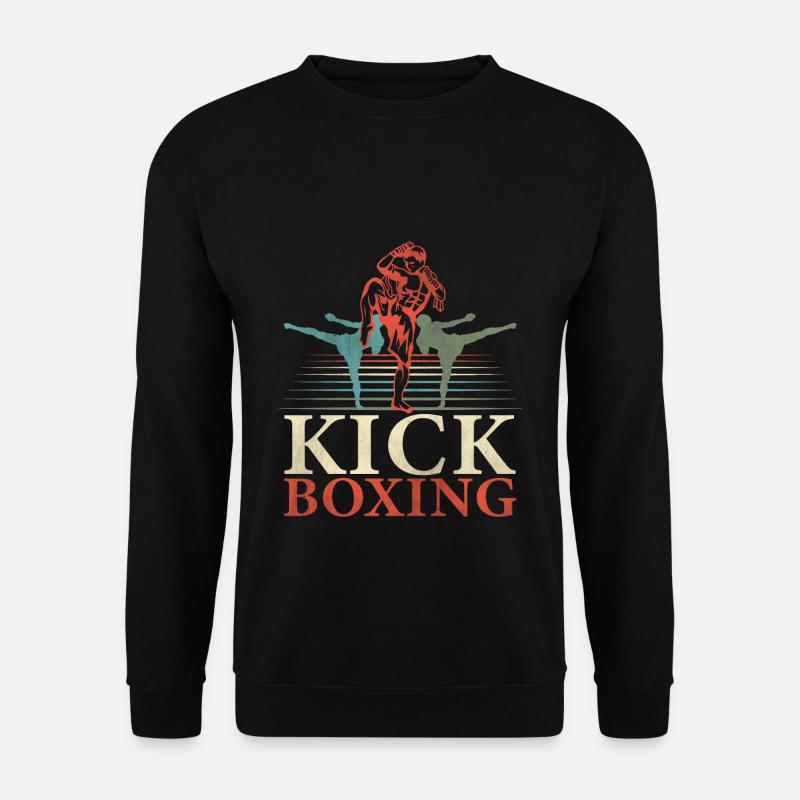 Kickboxen Kickboxer - Unisex Pullover - Schwarz