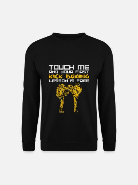 Kickboxer Kickboxen - Unisex Pullover - Schwarz