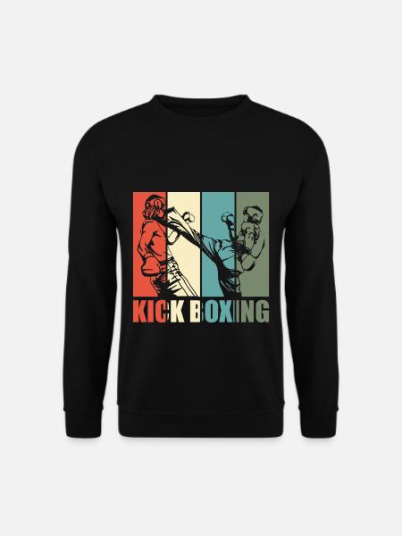 Kickboxer Martial Art Kickboxen Kampfsport - Unisex Pullover - Schwarz