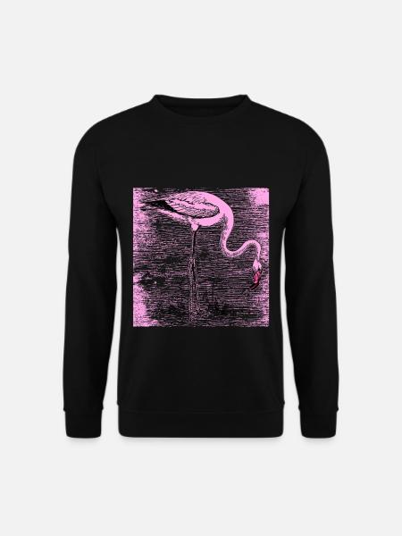 Flamingo - Unisex Pullover - Schwarz