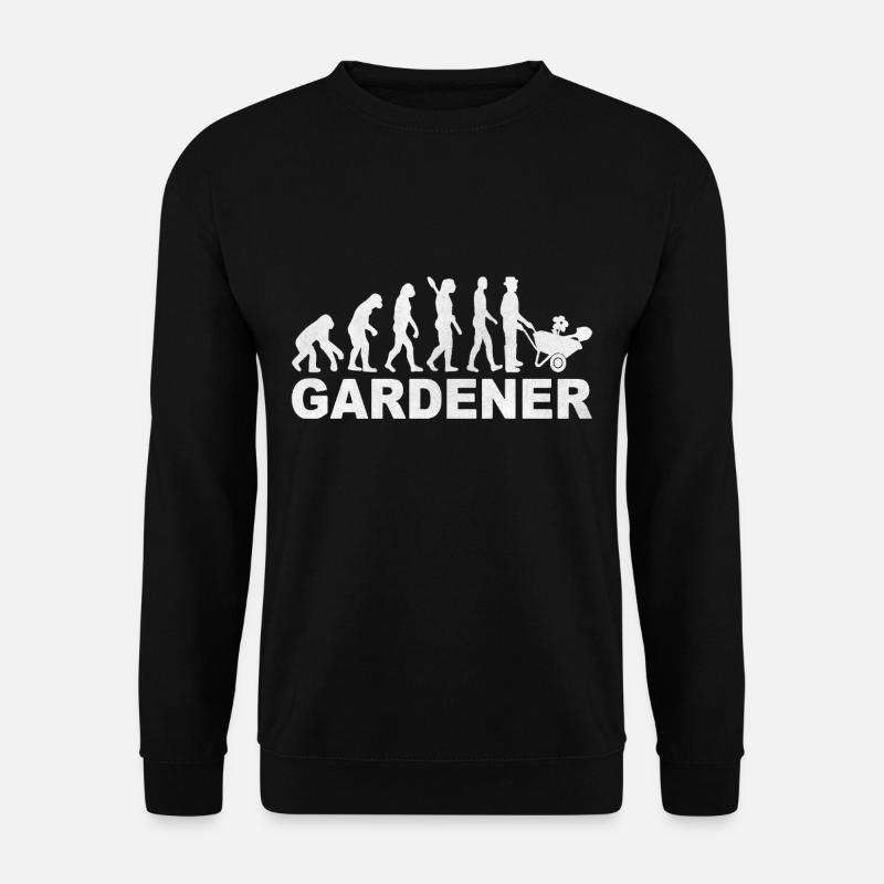 Evolution du jardinier - Sweat-shirt Unisexe - noir
