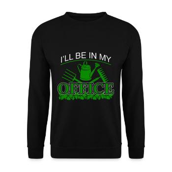 Gardener garden gardening gardening gardening - Unisex Sweatshirt - black - Front - Alina (178cm) & Michal (187cm)