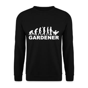 Jardinier évolution jardinage jardinage - Sweat-shirt Unisexe - noir - Devant - Alina (178cm) & Michal (187cm)