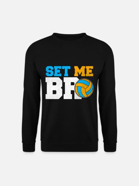 Volleyball Set Volleyball team Volleyballer - Unisex Pullover - Schwarz