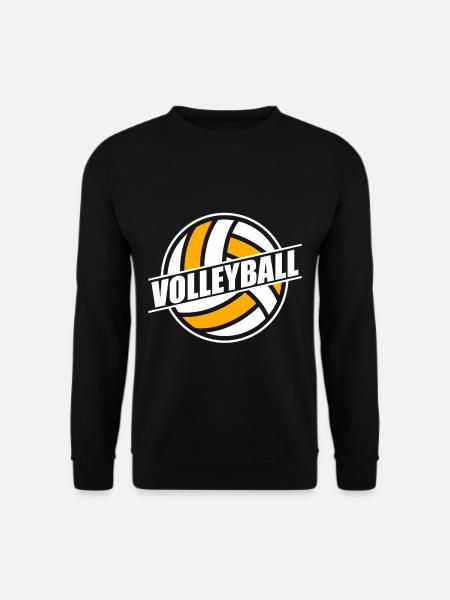 Volleyball Volleyballer Volleyball team Volleyball - Unisex Pullover - Schwarz