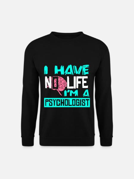 Psychologe Psychologie Psychotherapeut - Unisex Pullover - Schwarz
