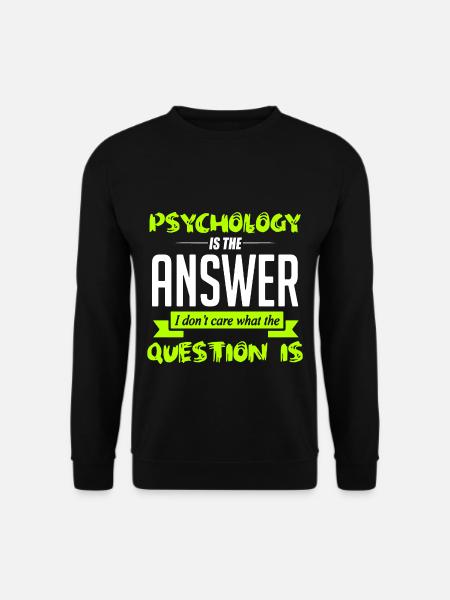 Psychologie - Unisex Pullover - Schwarz