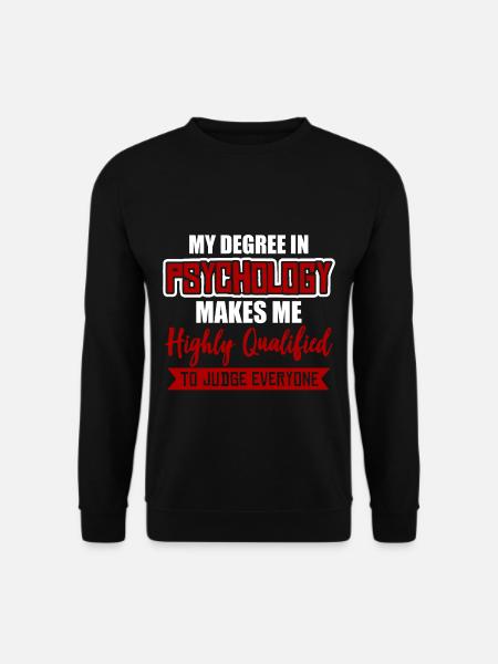 Psychologue Psychologue Psychothérapeute - Sweat-shirt Unisexe - noir