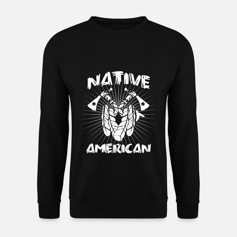 Indianer Ureinwohner - Unisex Pullover - Schwarz