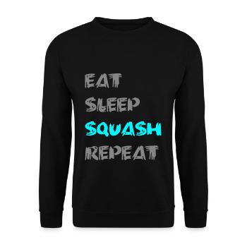 Squash - Unisex Pullover - Schwarz - Vorne - Alina (178cm) & Michal (187cm)