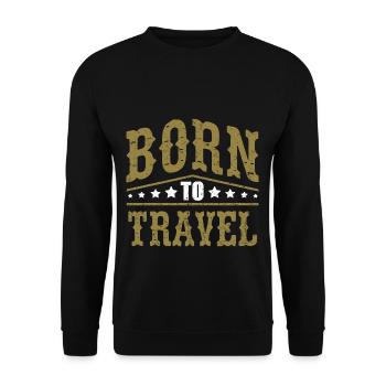 Prêt pour les vacances - Sweat-shirt Unisexe - noir - Devant - Alina (178cm) & Michal (187cm)