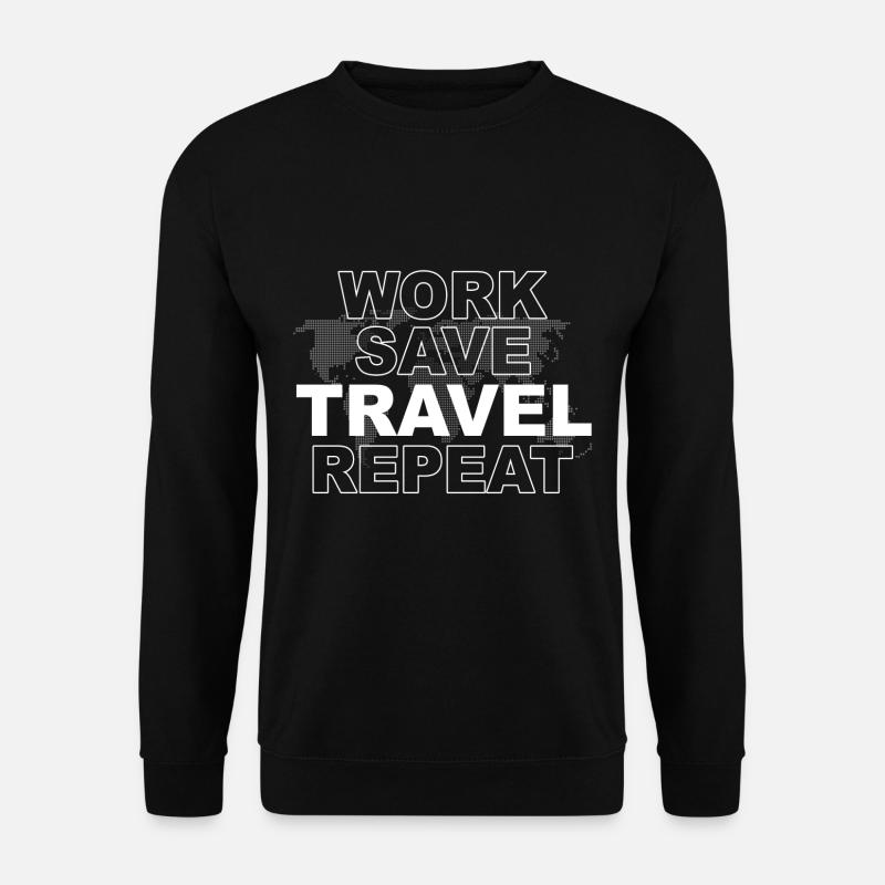 Reisender Reisen - Unisex Pullover - Schwarz