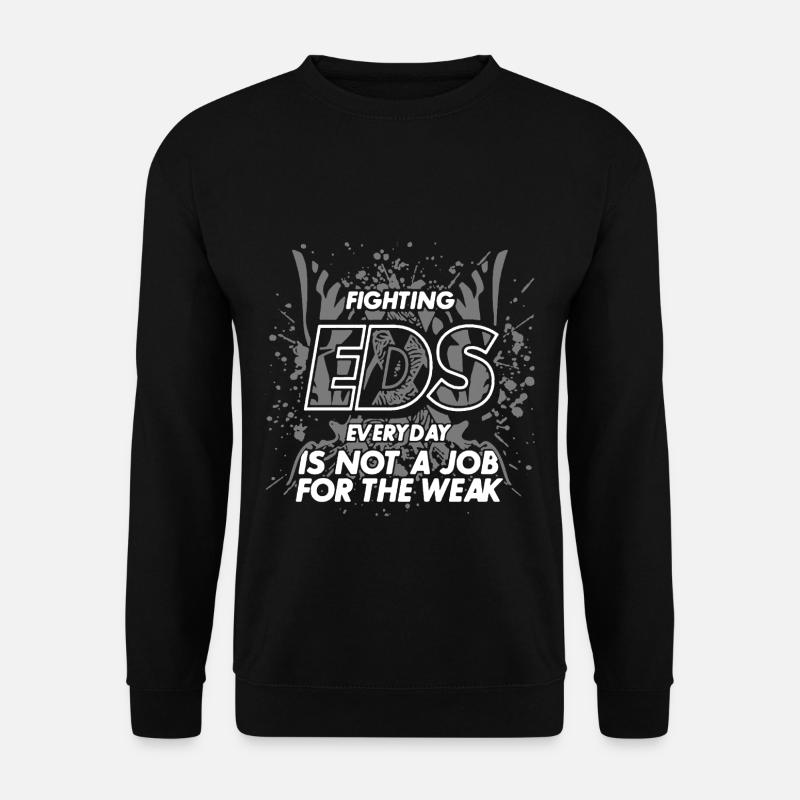 EDS Zebra Ehlers Danlos Syndrom - Unisex Pullover - Schwarz